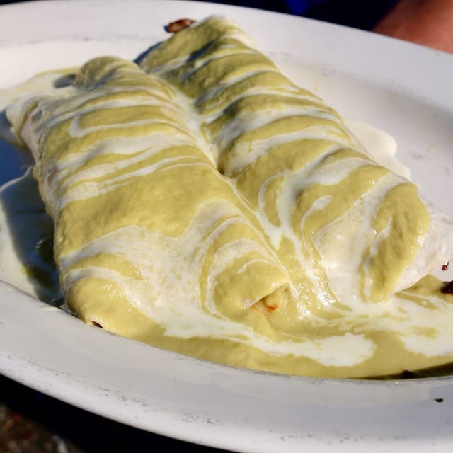 Burrito Verdes.