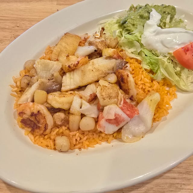 Arroz Con Mariscos.