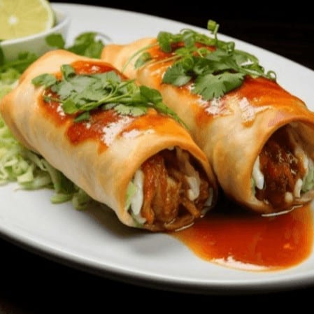 Chimichanga de Carnitas.