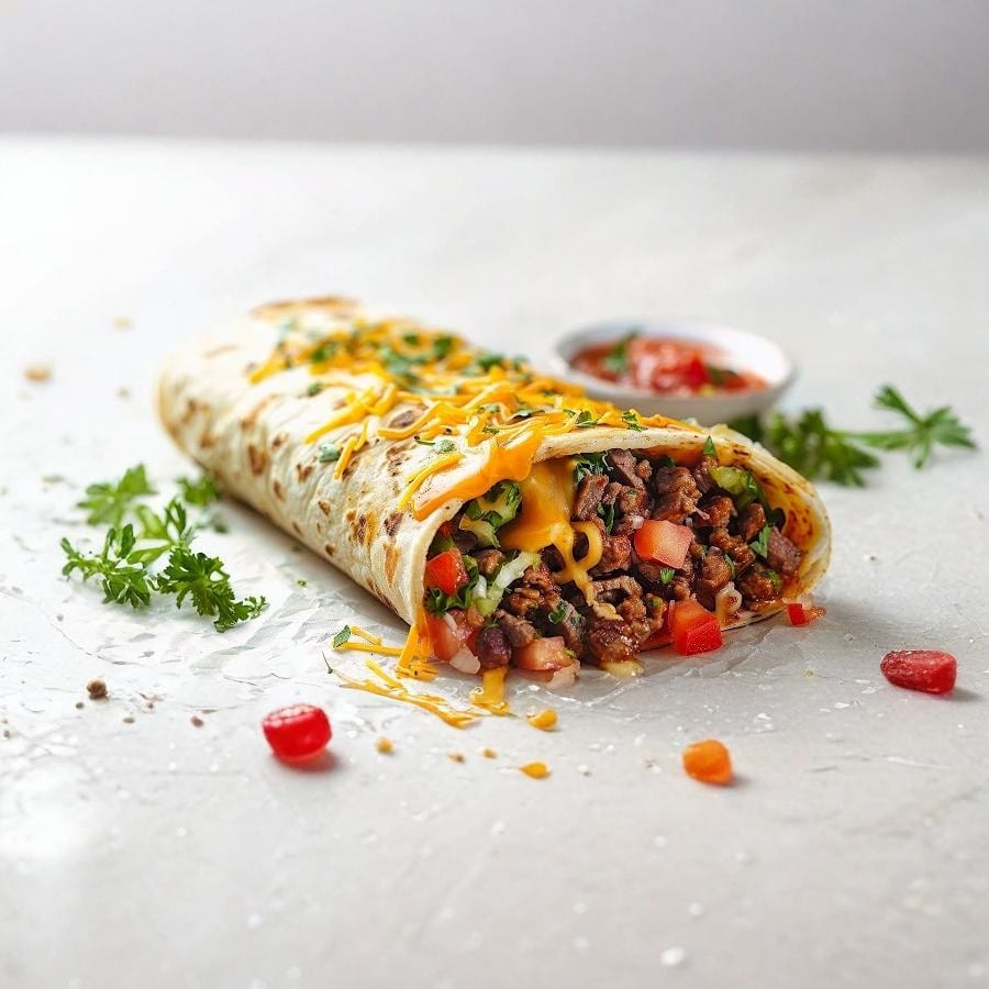 Lunch Burrito Mexicano.