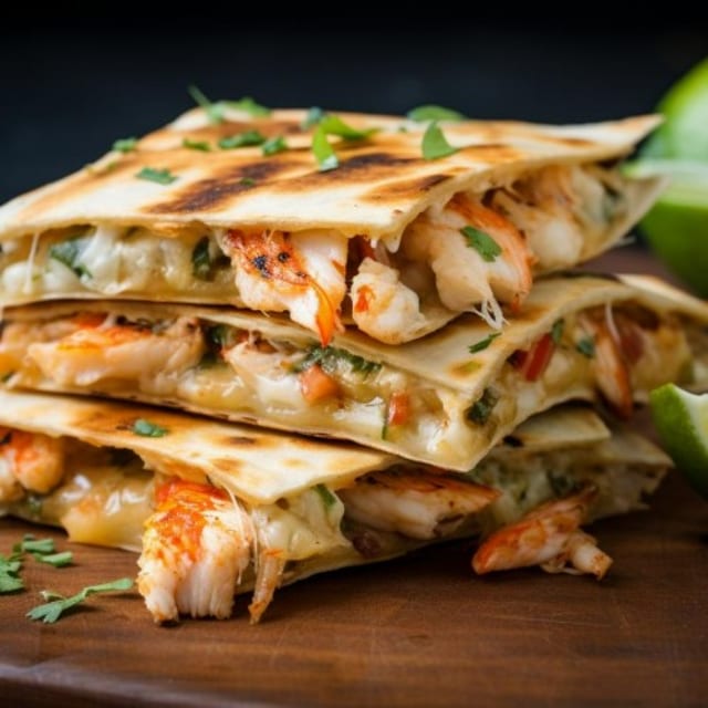 Lunch Quesadilla Camaron.